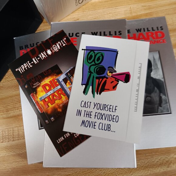 Die Hard Trilogy VHS Box Set 1996 Release THX Remaster McTiernan Action VTG Cult - Picture 8 of 9